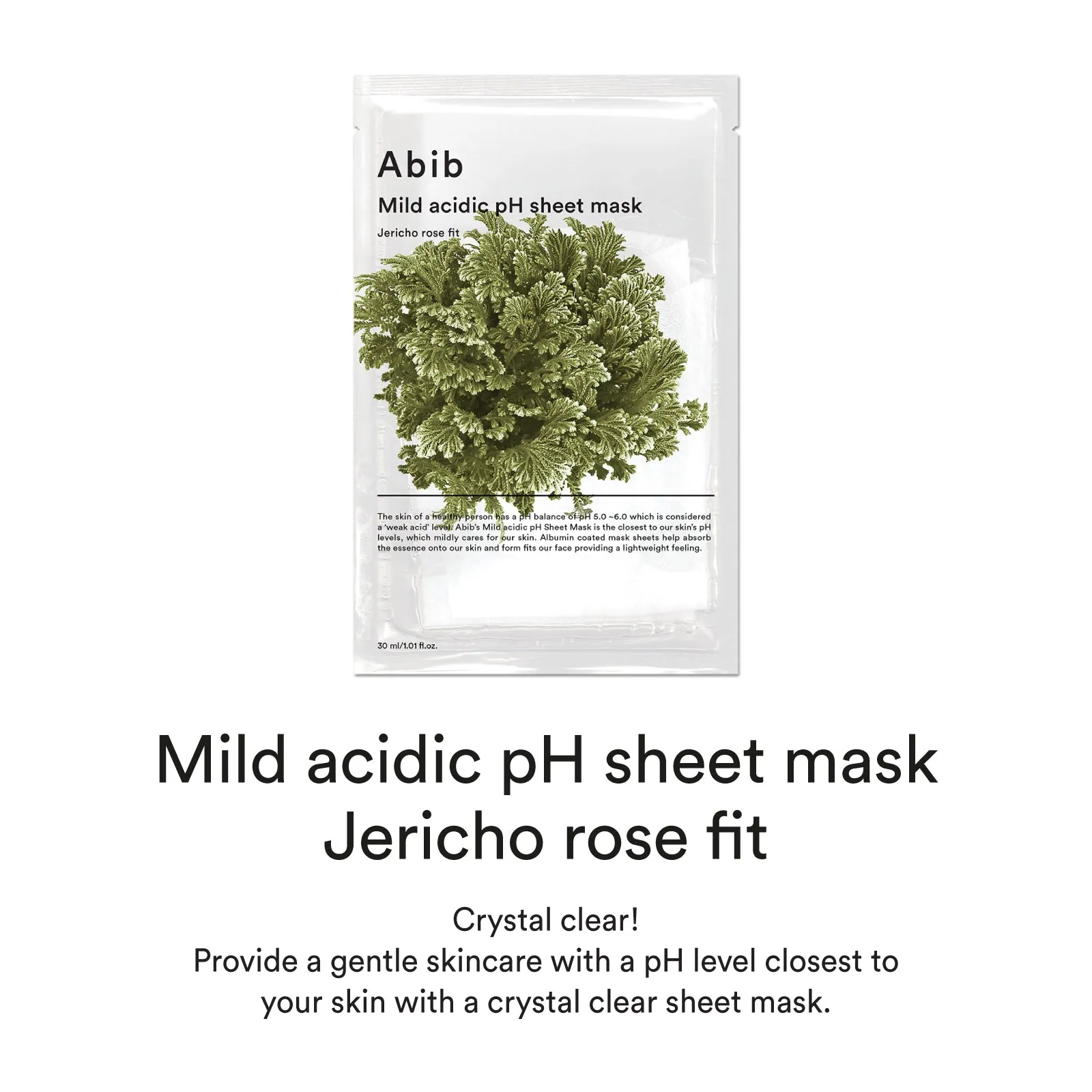 Abib Mild Acidic pH Sheet Mask Jericho Rose Fit 30ml*10sheets