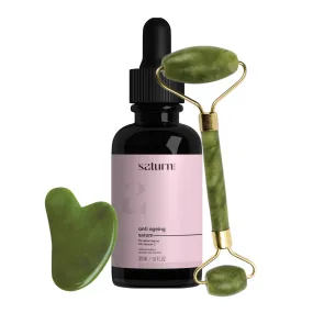 Anti Aging Combo (Anti-Aging Serum, Jade roller   Gua Sha)