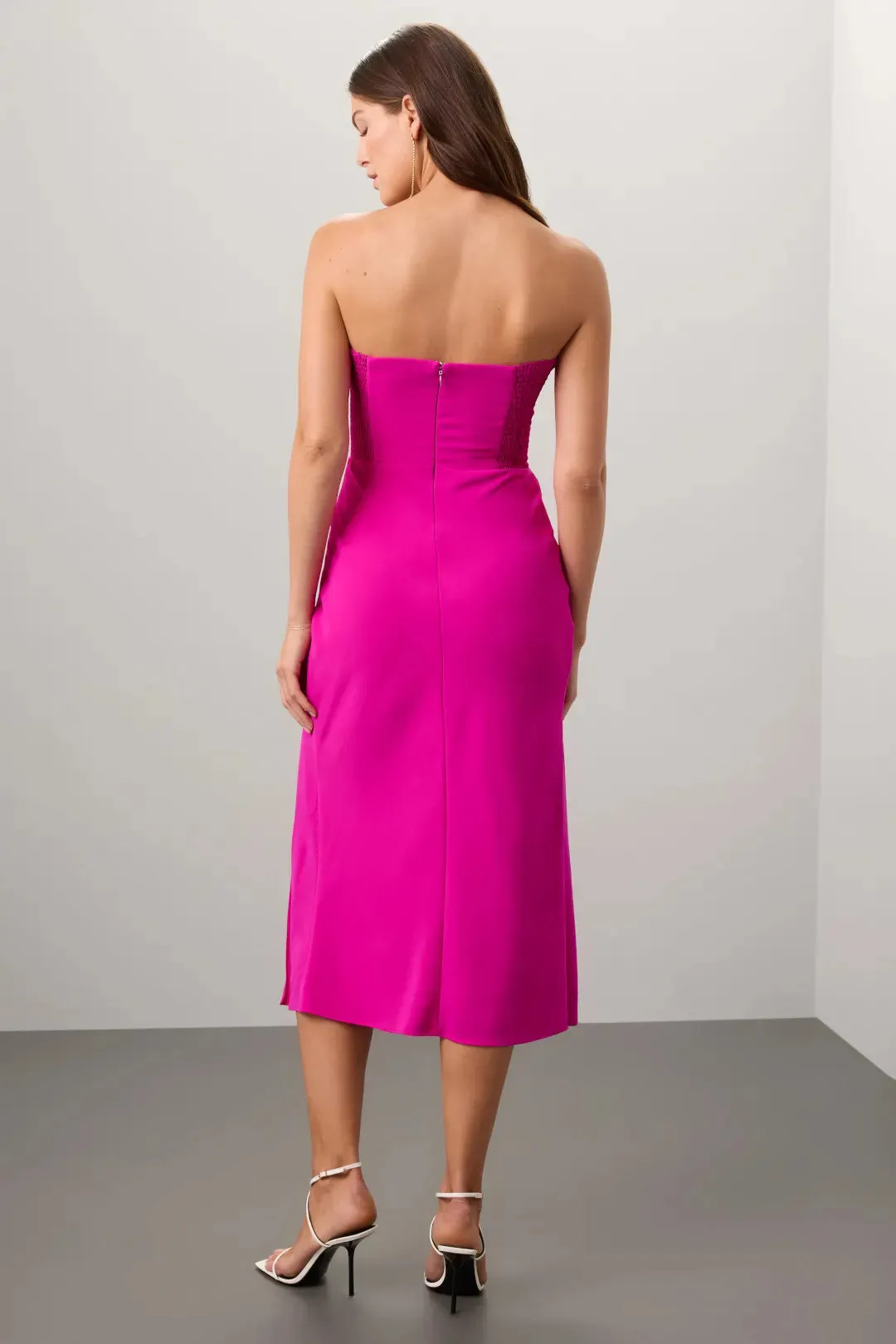 Blush Charm A-Line Dress