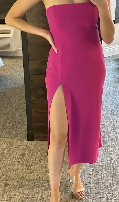 Blush Charm A-Line Dress