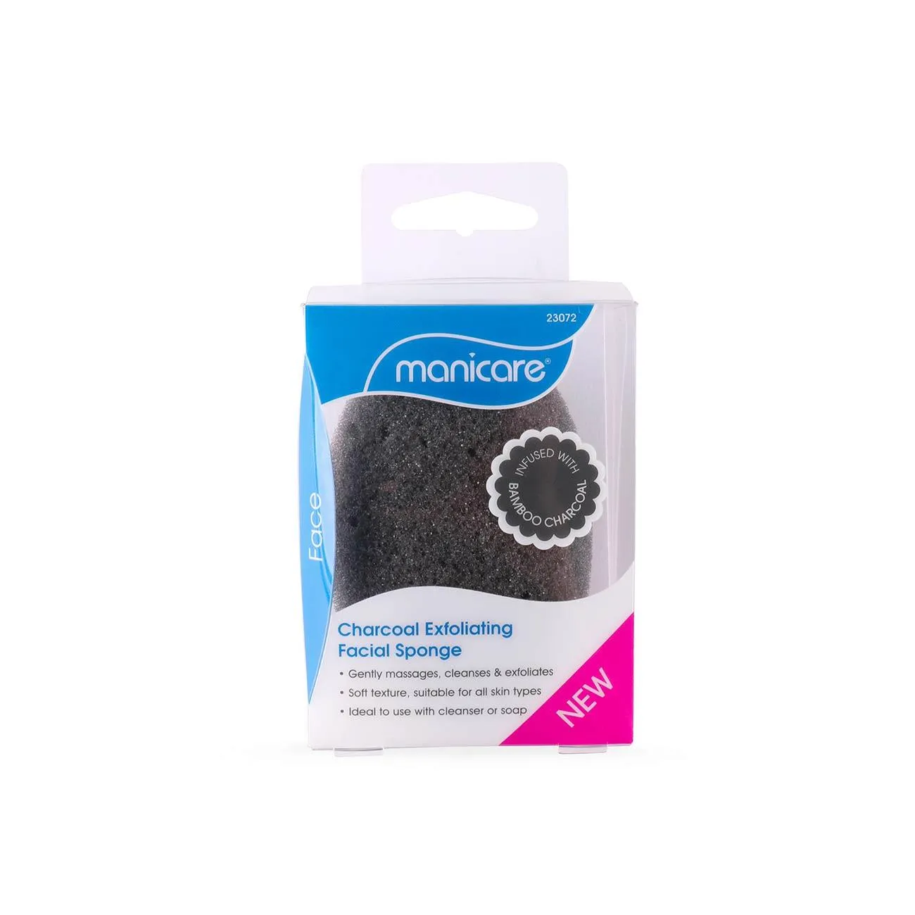 Charcoal Exfoliating Facial Sponge