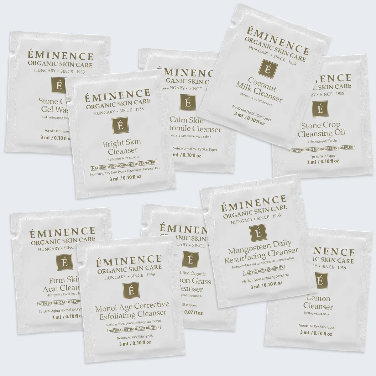 Cleanser Sample Bundle (Normal to Dry)