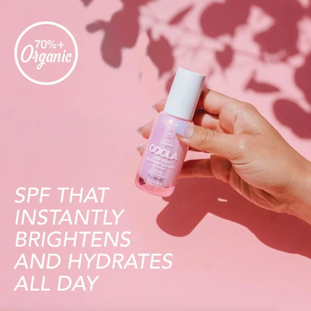 Coola Dew Good Illuminating Serum Sunscreen with Probiotic Technology SPF 30