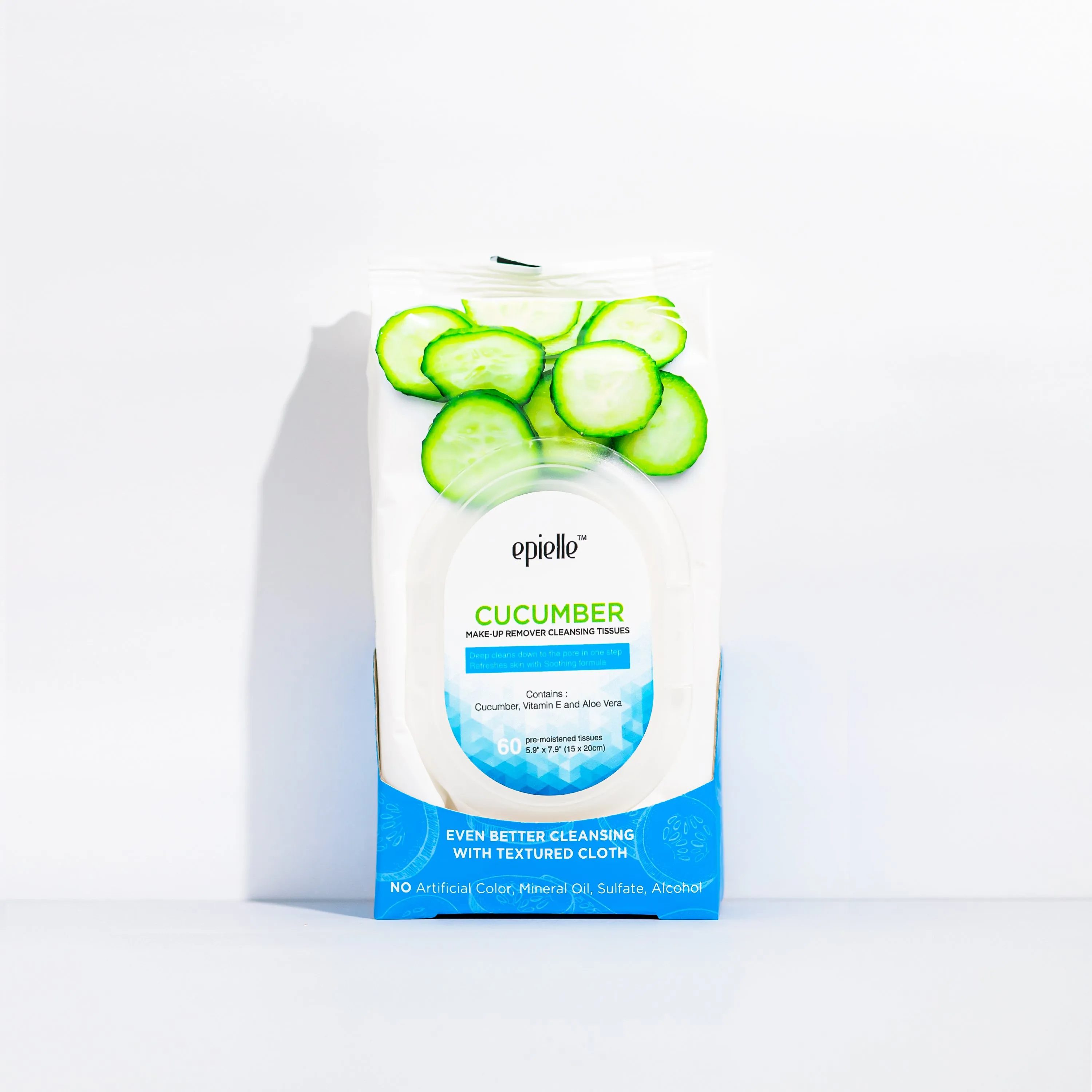 Cucumber Make-Up Remover Cleansing Tissues | 60ct