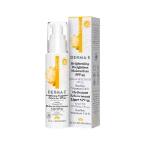 Derma E - Brightening Weightless Moisturizer SPF45