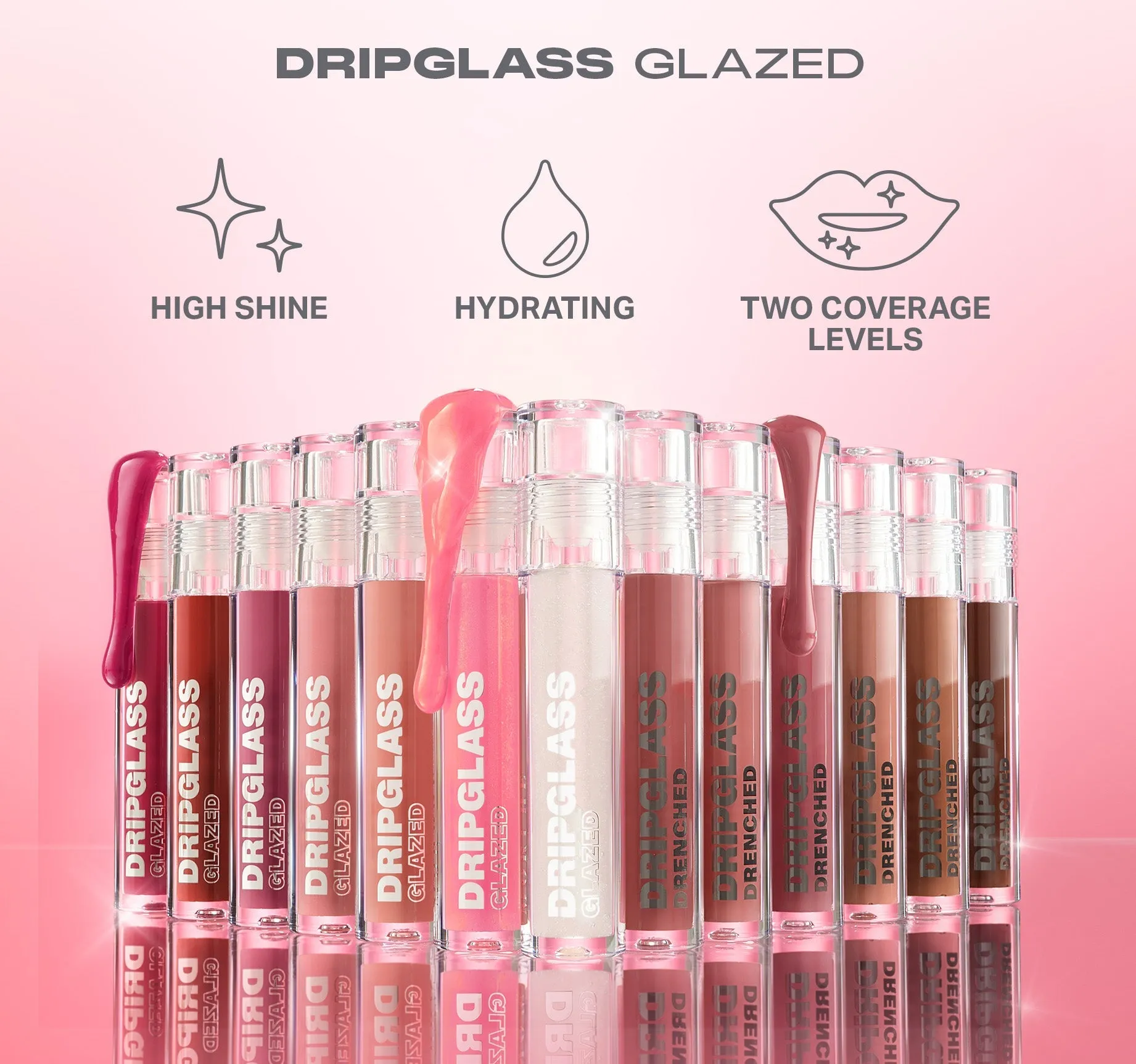 Dripglass Glazed High Shine Lip Gloss - Beige Beam