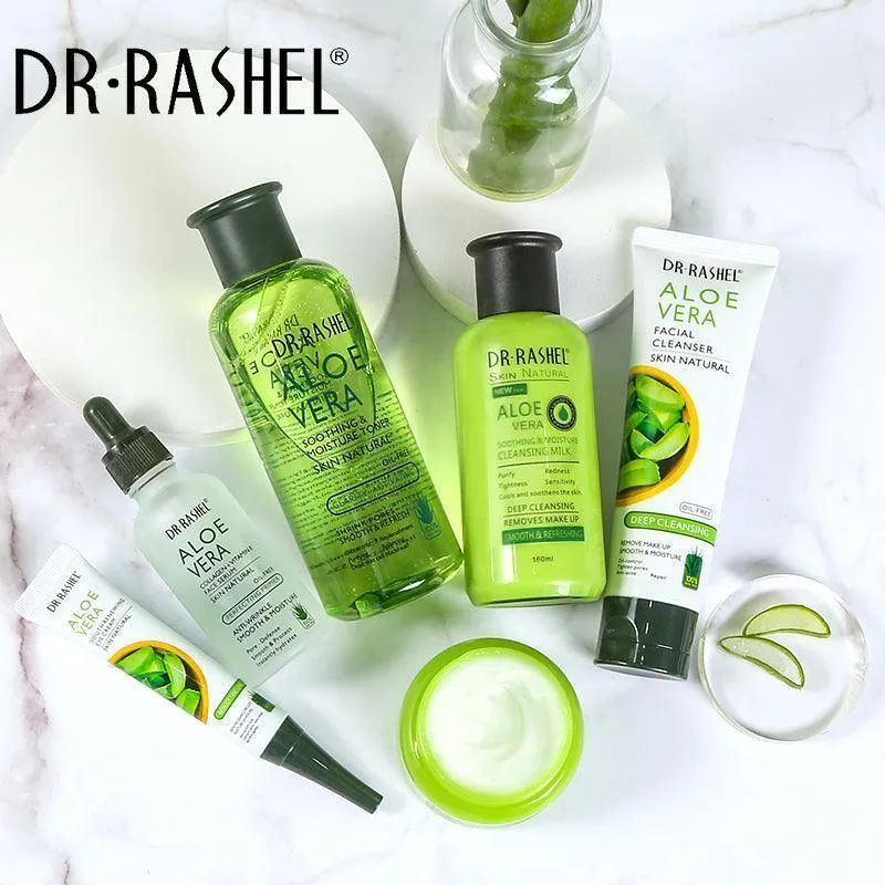 Dr.Rashel Aloe Vera Skin Natural Soothing & Moisture 6 Piece Set Gift Box