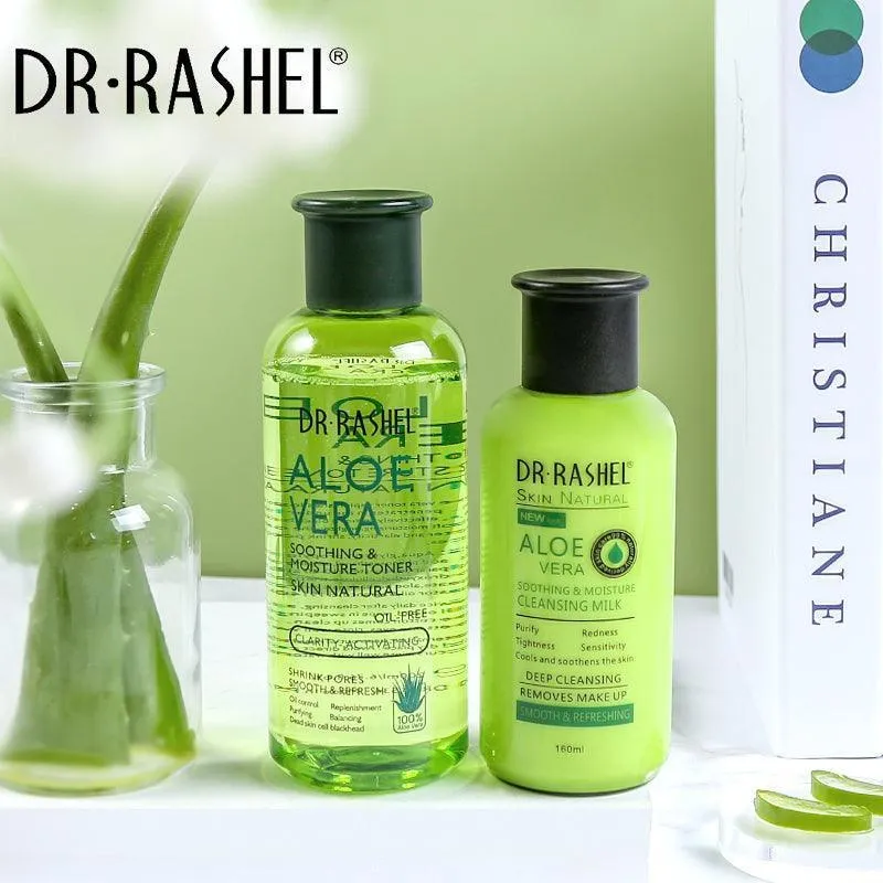 Dr.Rashel Aloe Vera Skin Natural Soothing & Moisture 6 Piece Set Gift Box