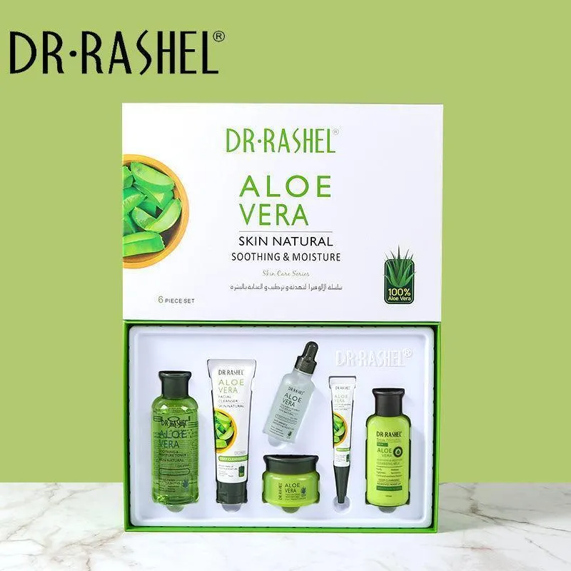 Dr.Rashel Aloe Vera Skin Natural Soothing & Moisture 6 Piece Set Gift Box