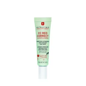 Erborian - Korean Skin Therapy - CC Red Correct - À La Centella Asiatica - Perfecteur Automatique Effet Apaisant Teint Unifié - Automatic Perfector Soothing Effect Even Complexion - Broad Spectrum - SPF 25 Sunscreen