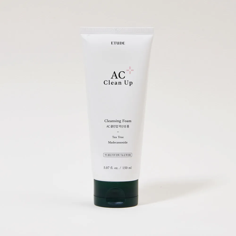 ETUDE HOUSE AC Clean Up CLEANSING FOAM غسول البشره الفوم