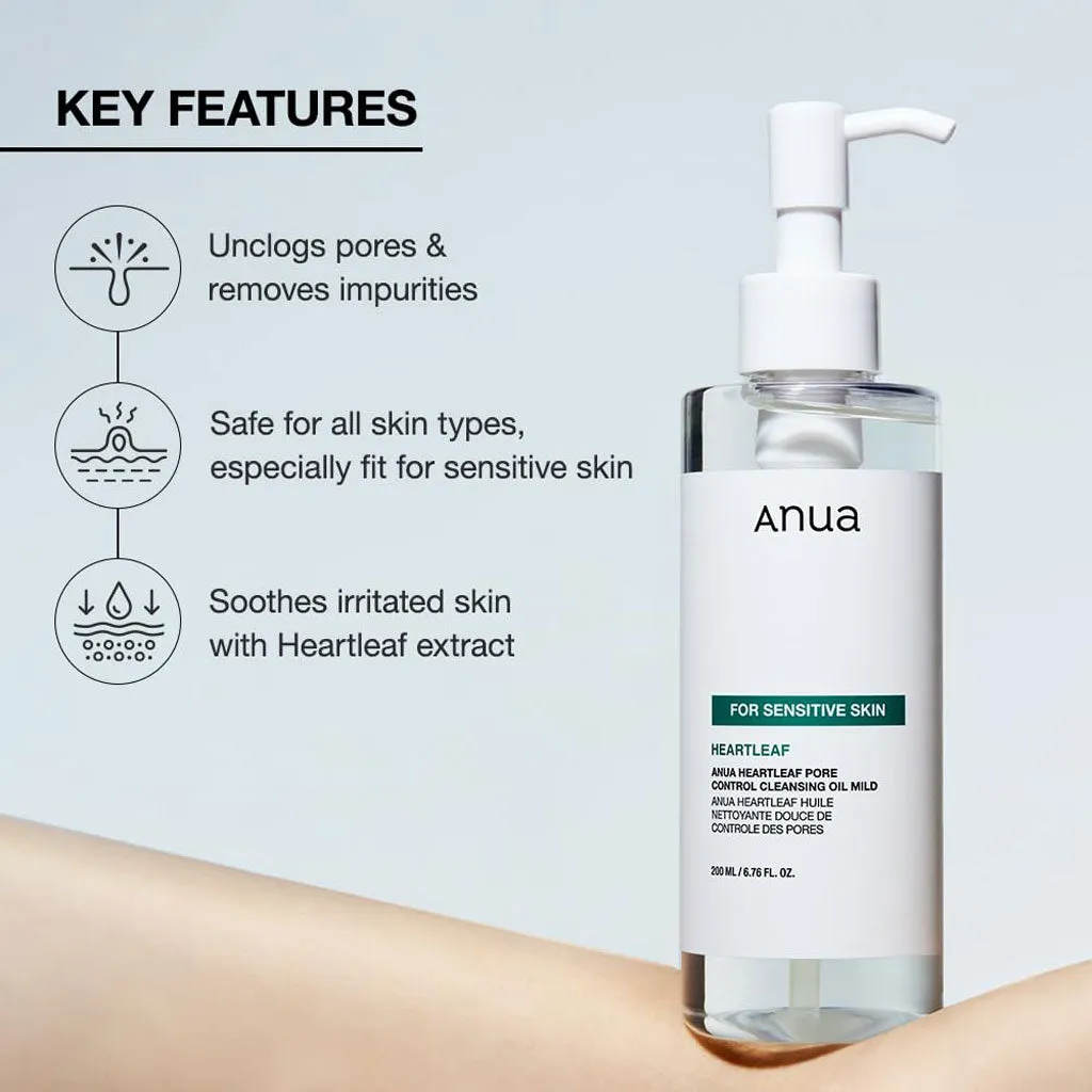 Heartleaf Pore Control Cleansing Oil Mild (200ml)