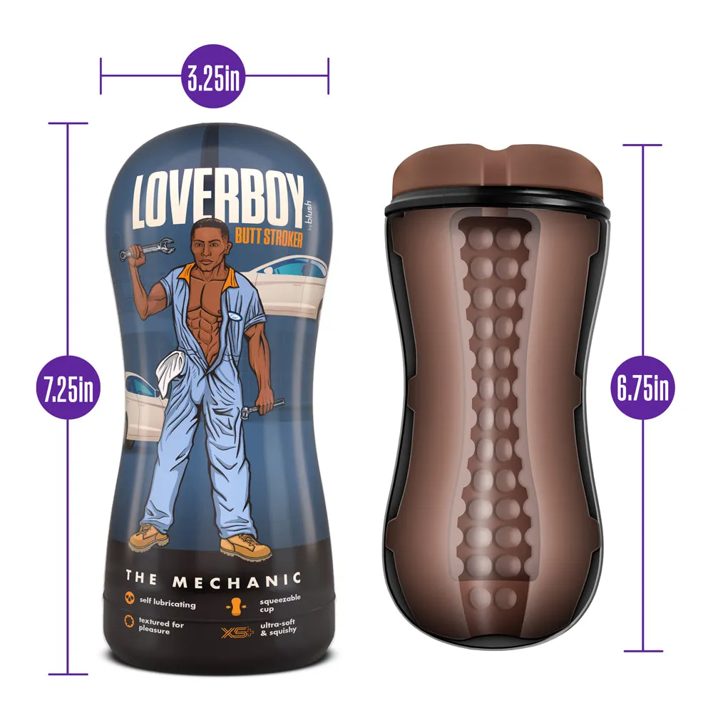 Loverboy The Mechanic Self-Lubricating Anal Stroker Brown