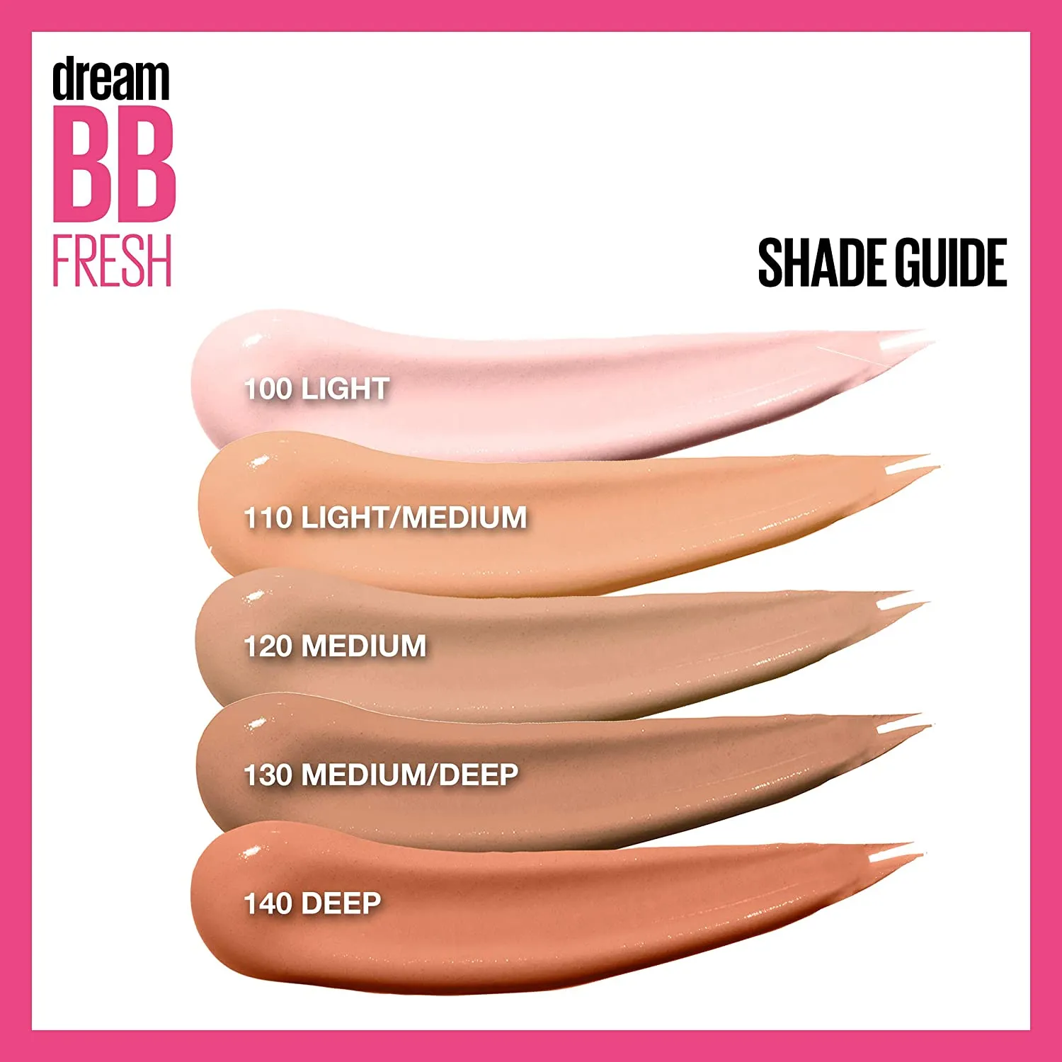 Maybelline Dream Fresh Skin Hydrating BB cream, 8-in-1 Skin Perfecting Beauty Balm with Broad Spectrum SPF 30, Sheer Tint Coverage, Oil-Free, Deep, 1 Fl. Oz