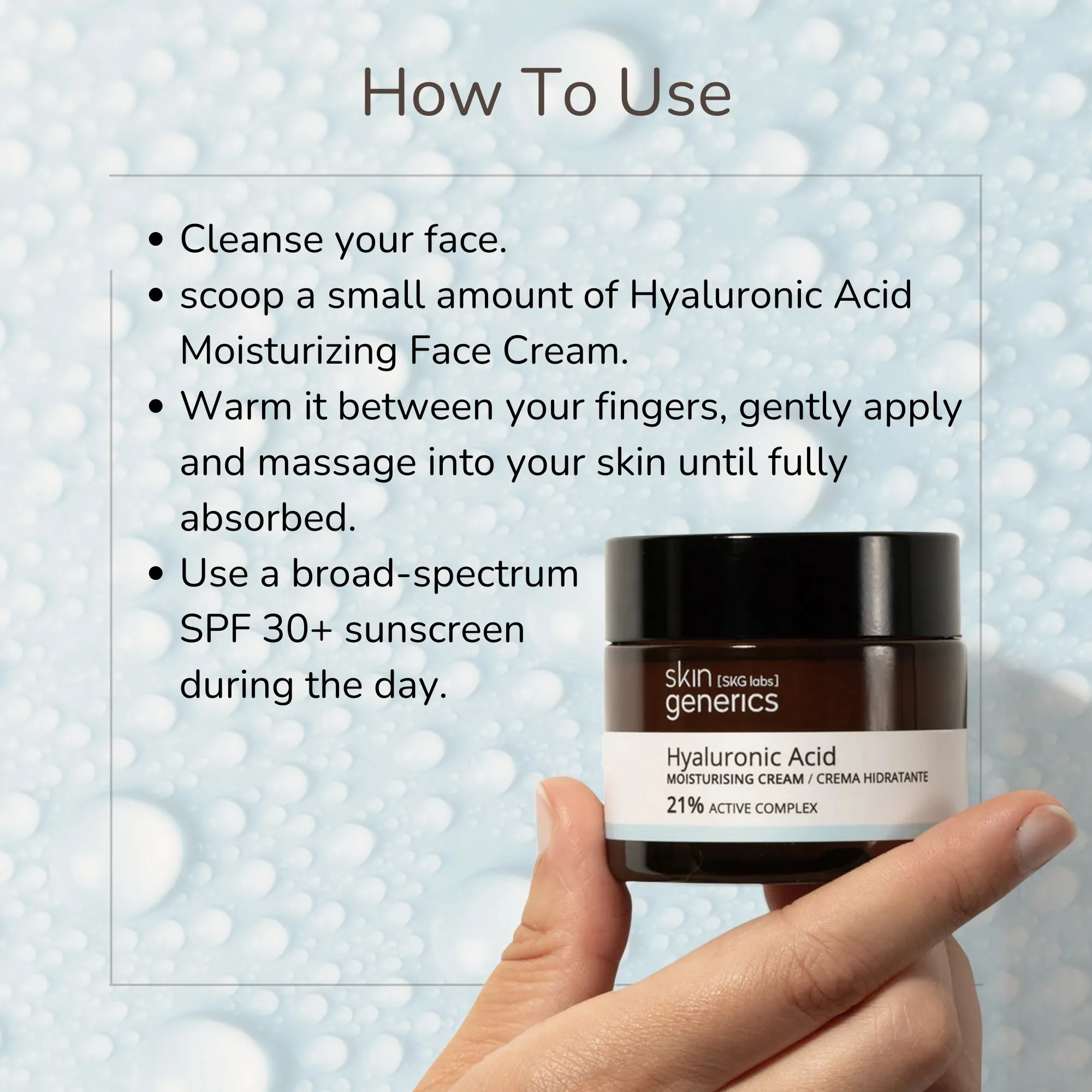 Moisturizing Cream With Hyaluronic Acid