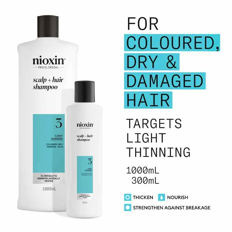 Nioxin System 3 Cleanser Shampoo