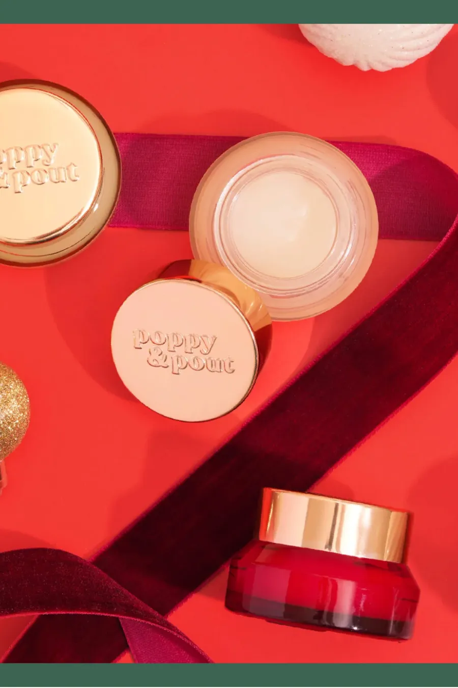 Poppy & Pout Limited Edition Lip Mask- Frosted Sugar Plum