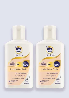 SunSense Daily Face SPF 50  Moisturising Sunscreen 100ml - 2 Pack